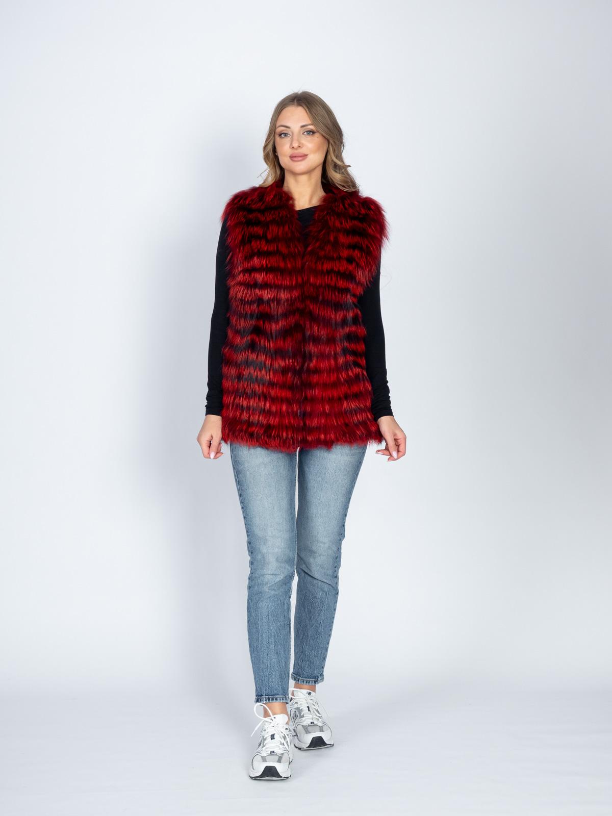 Жилет женский из меха лисицы Меха России Ч 3