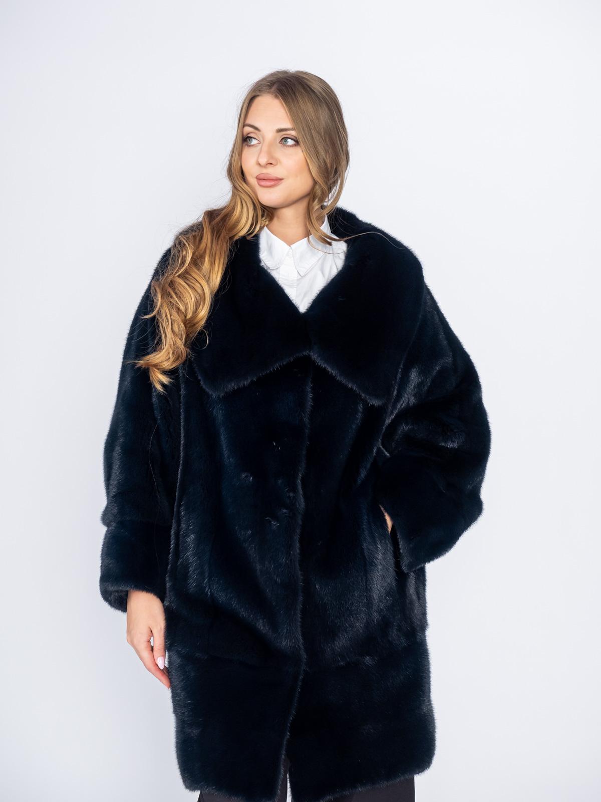 Шуба из меха норки женская Меха России 494-44