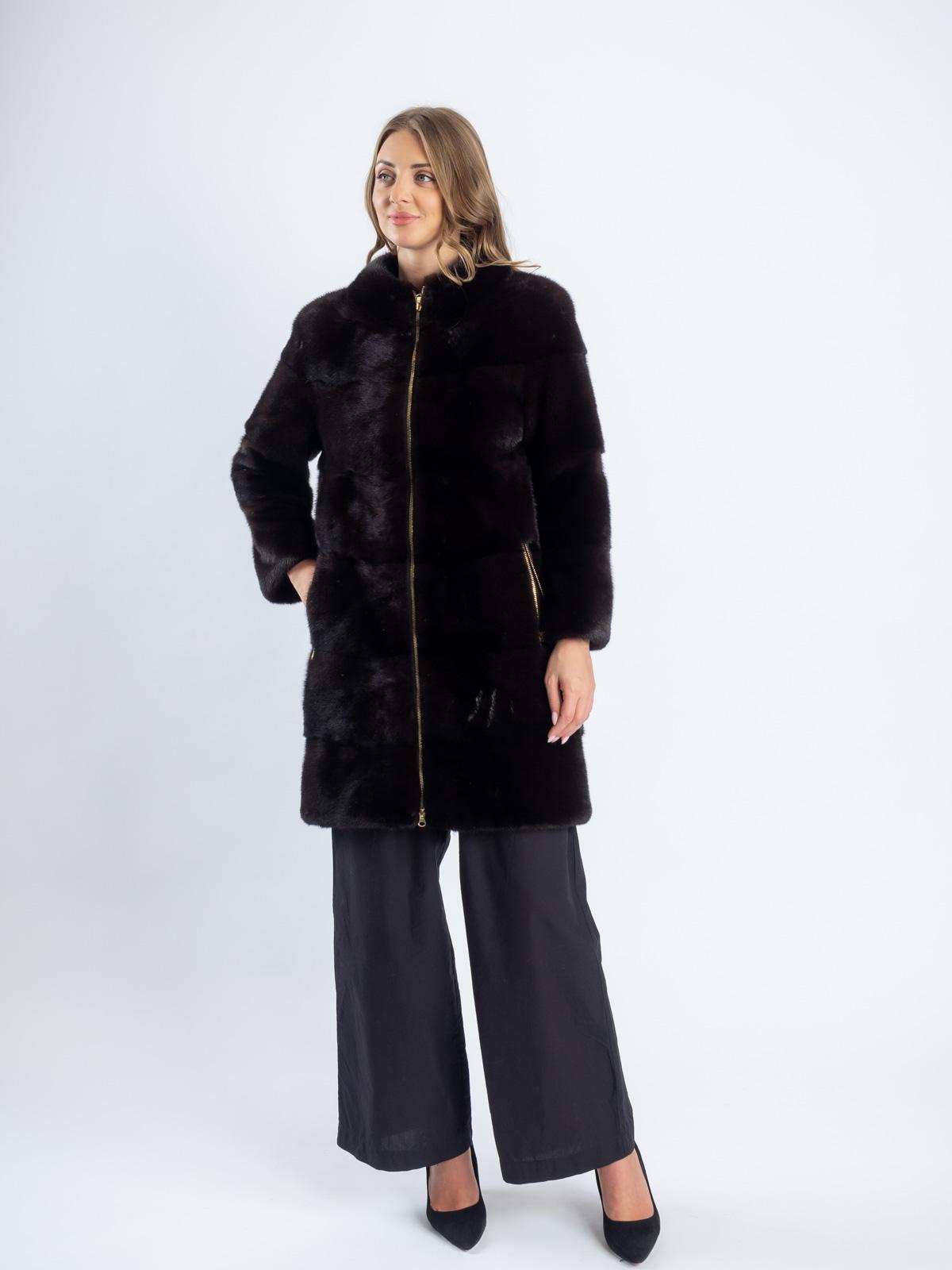 Жакет женская из меха норки Классика Куртка