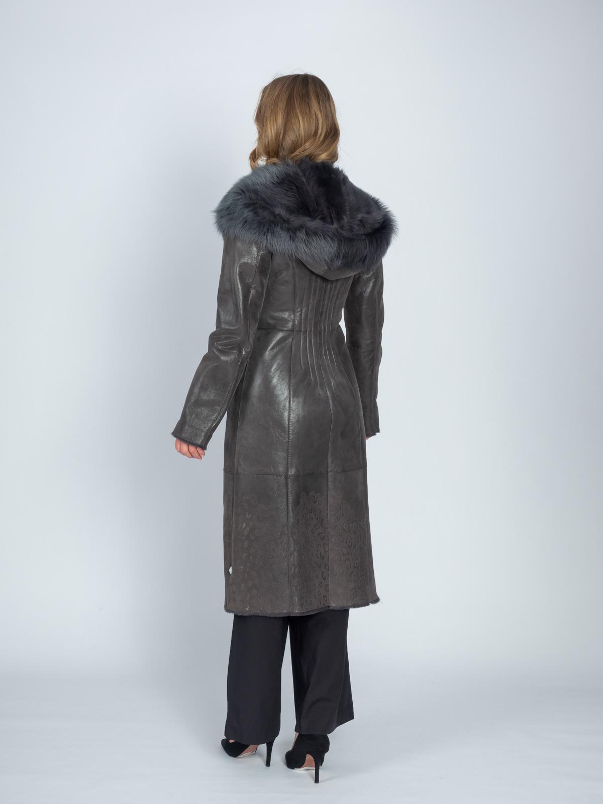 Дубленка женская из меха овчины AFM-KUNCHE 6