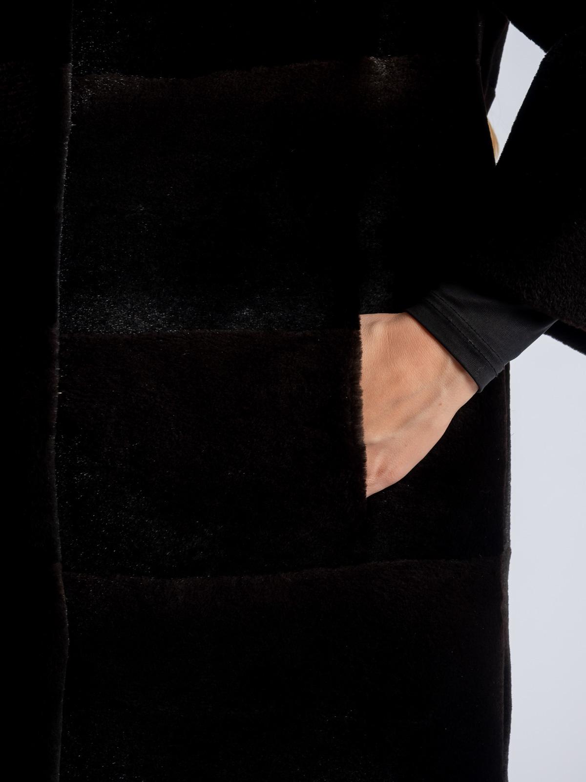 Шуба из меха нутрии Alex Шанель Блюз