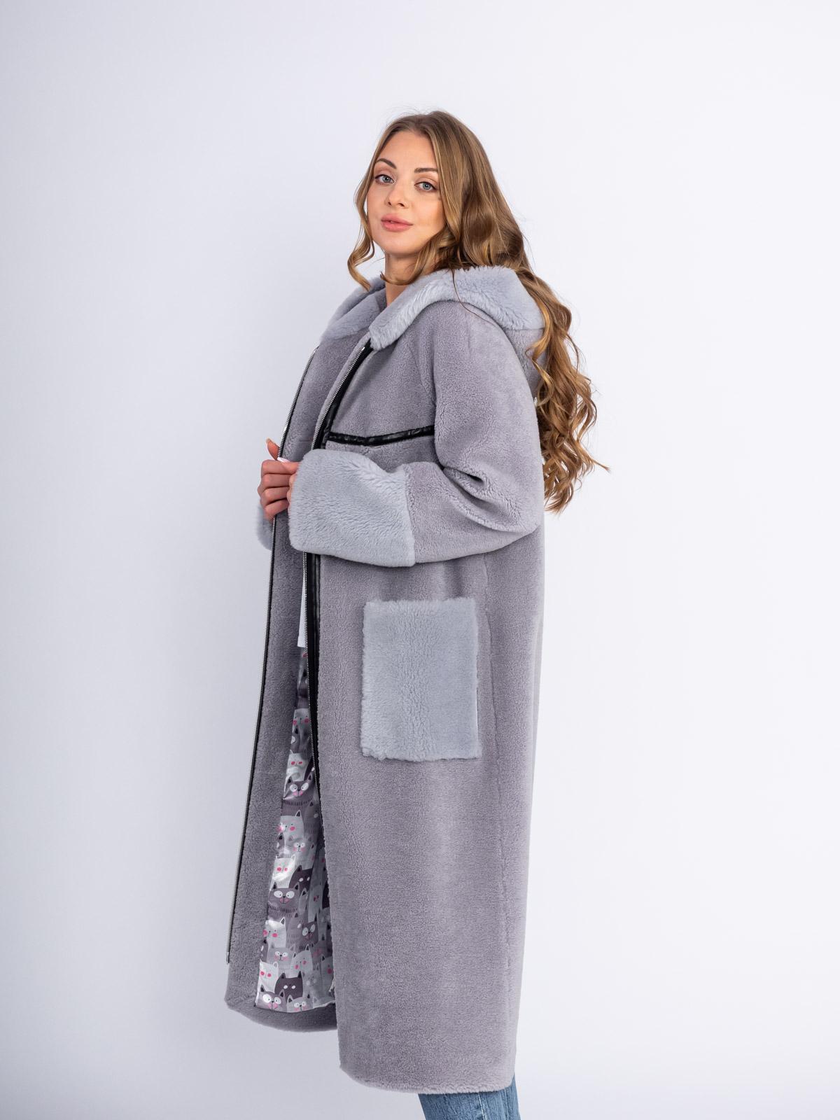 Шуба женская из эко-меха Дианель Меховой дом Э-92