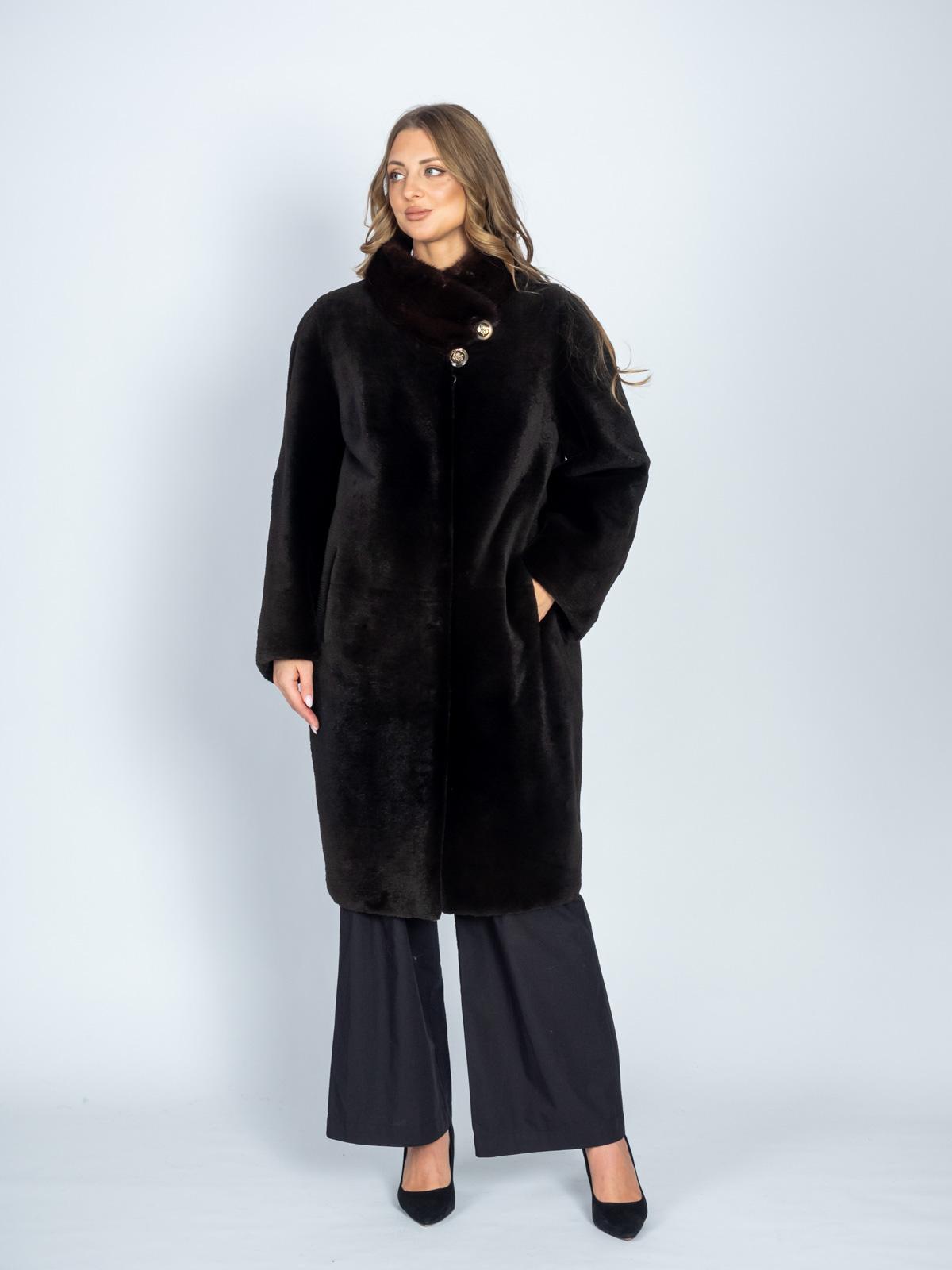 Шуба женская из меха бобра 453