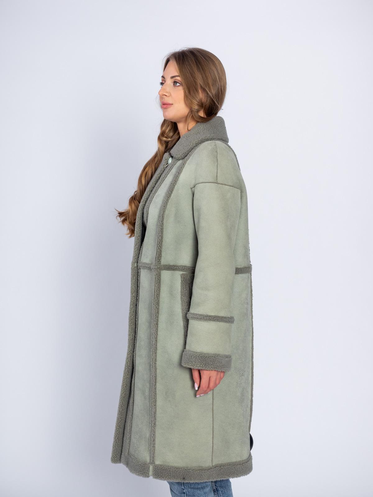 Шуба двусторонняя из эко-меха Simakhov SM49