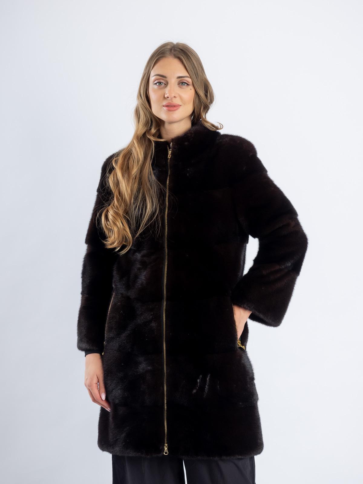 Жакет женская из меха норки Классика Куртка