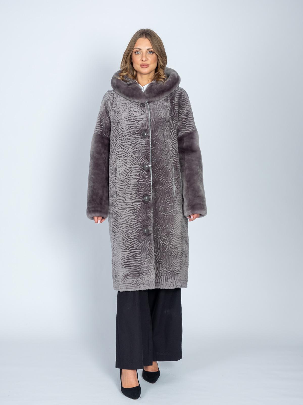 Шуба женская из меха овчины Sofia Furs B281