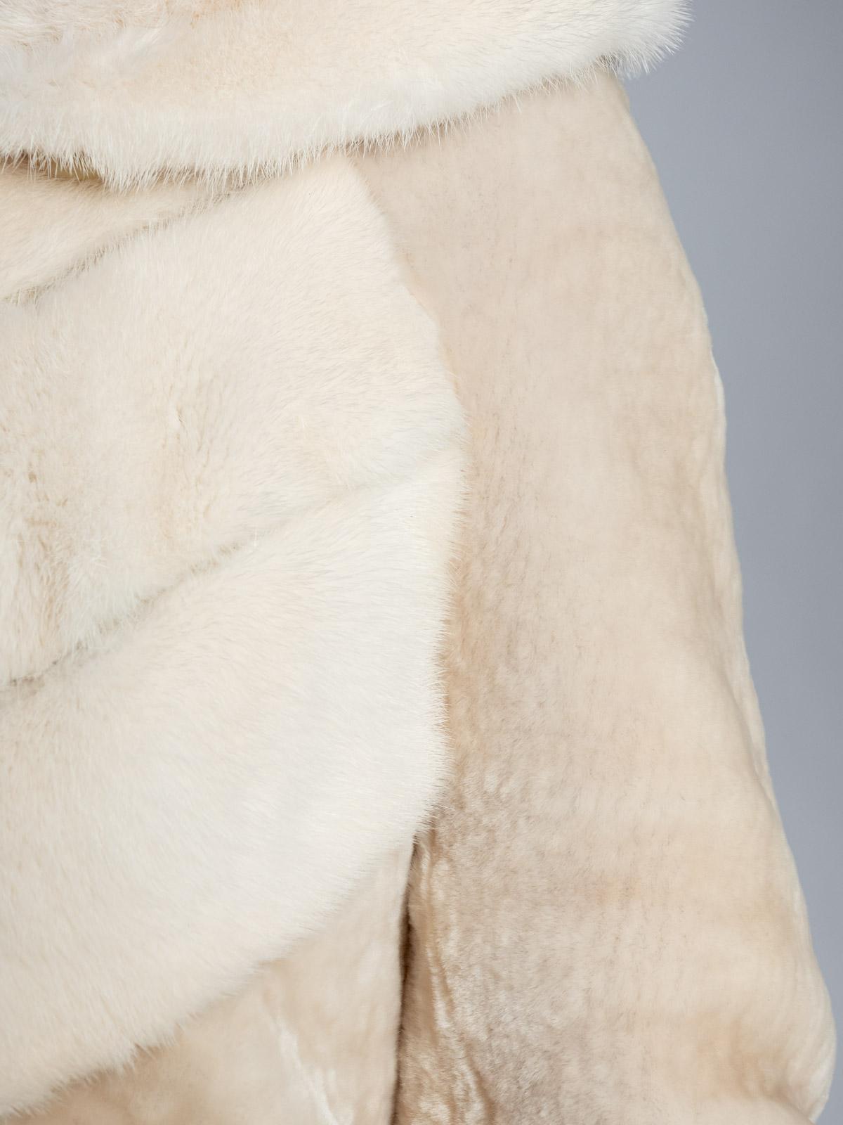 Шуба женская из меха овчины МиРель М-503