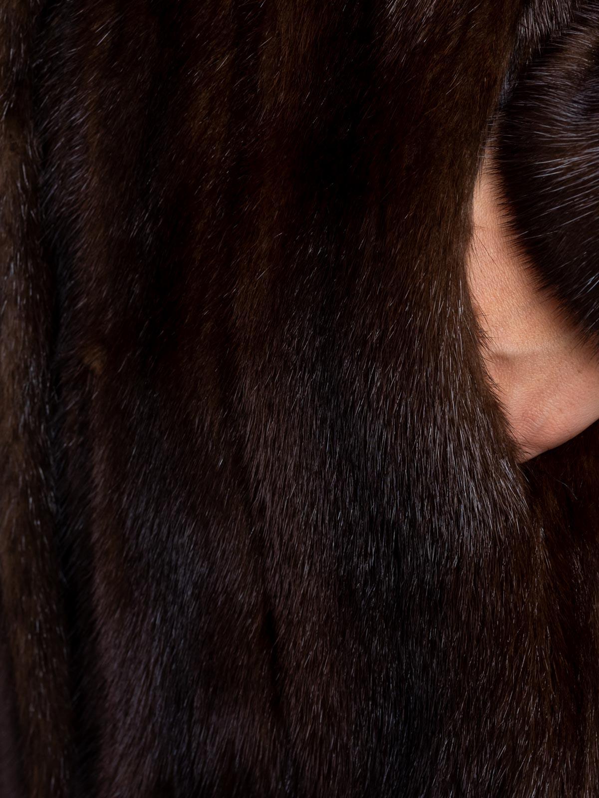 Шуба норковая Классика Гаде