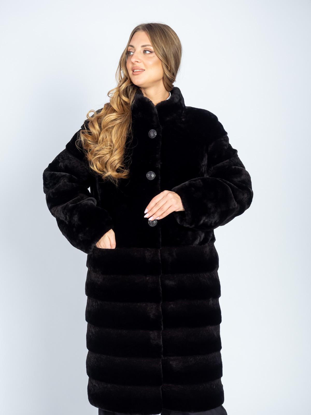 Шуба женская из меха овчины Светлана К 639(МВ)