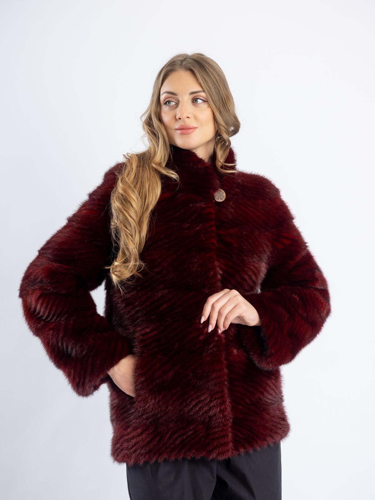Шуба женская из меха норки Меха России 507-1