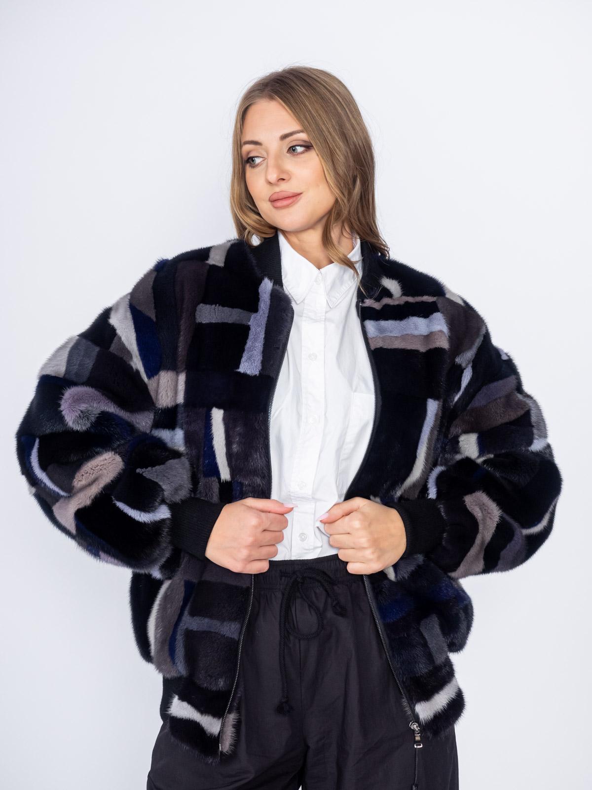 Норковый Бомбер Adelina Fur Collection