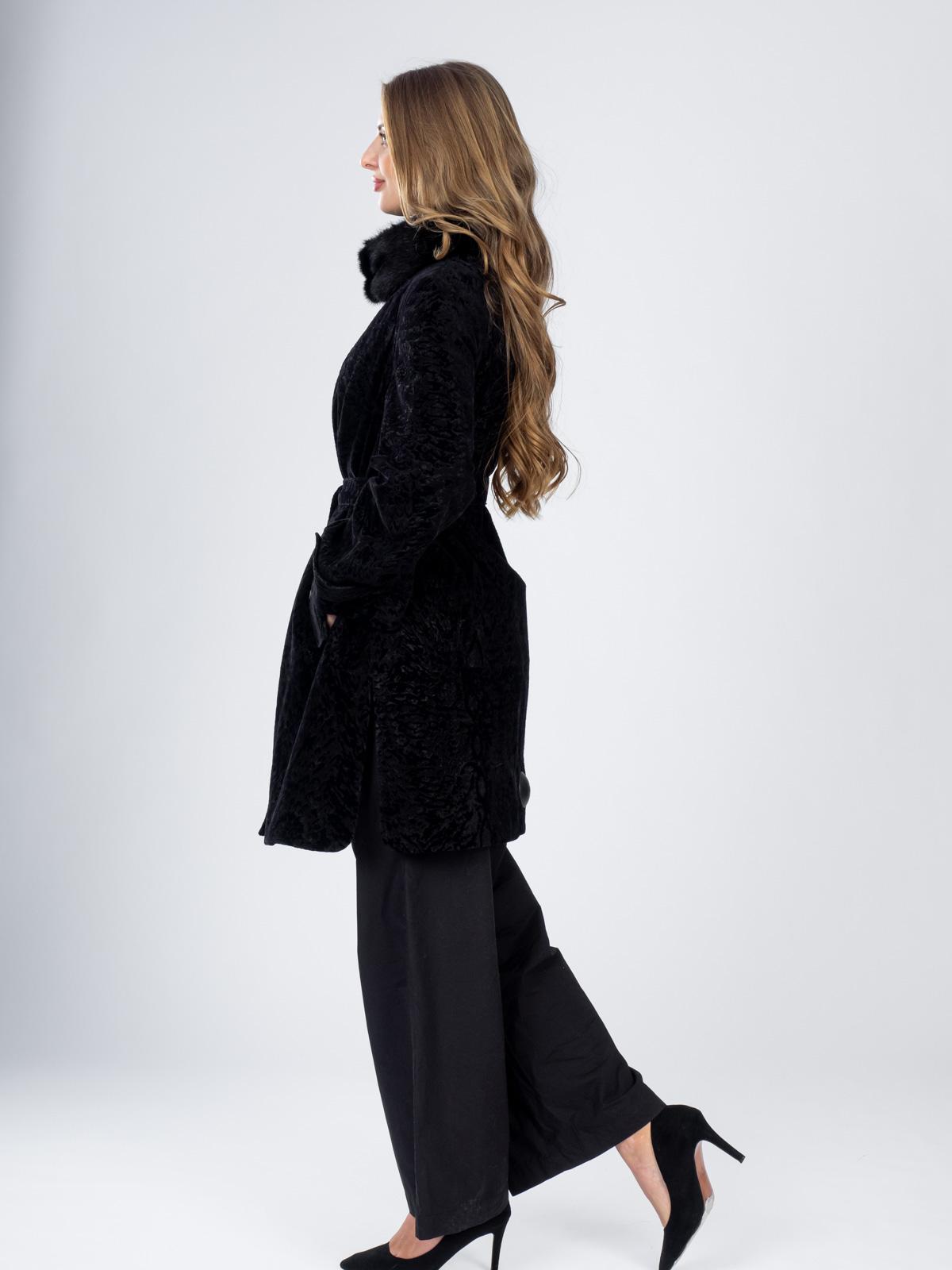 Пальто женское из  натуральной кожи Boni Pelle 22 Z 160-08