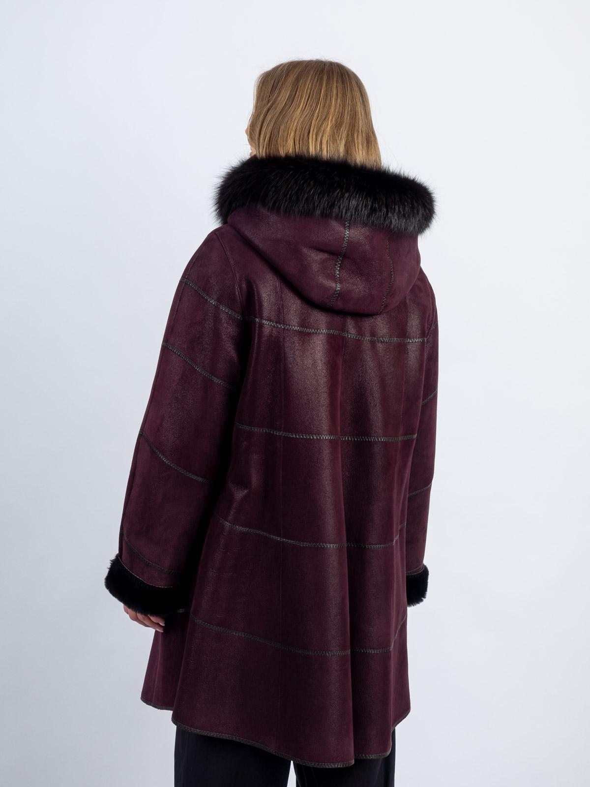 Дубленка женская из меха овчины OKSA Z-693