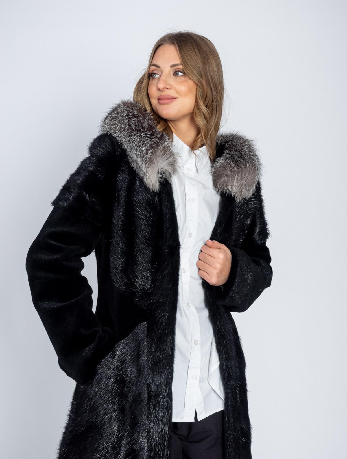 Шуба из меха нутрии Меха Пятигорска Афина