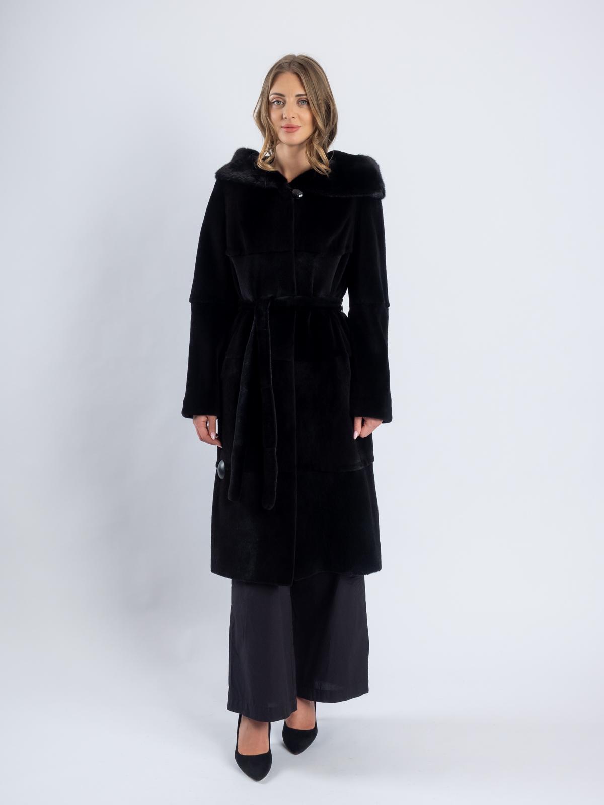 Шуба из меха нутрии женская Alex Милана