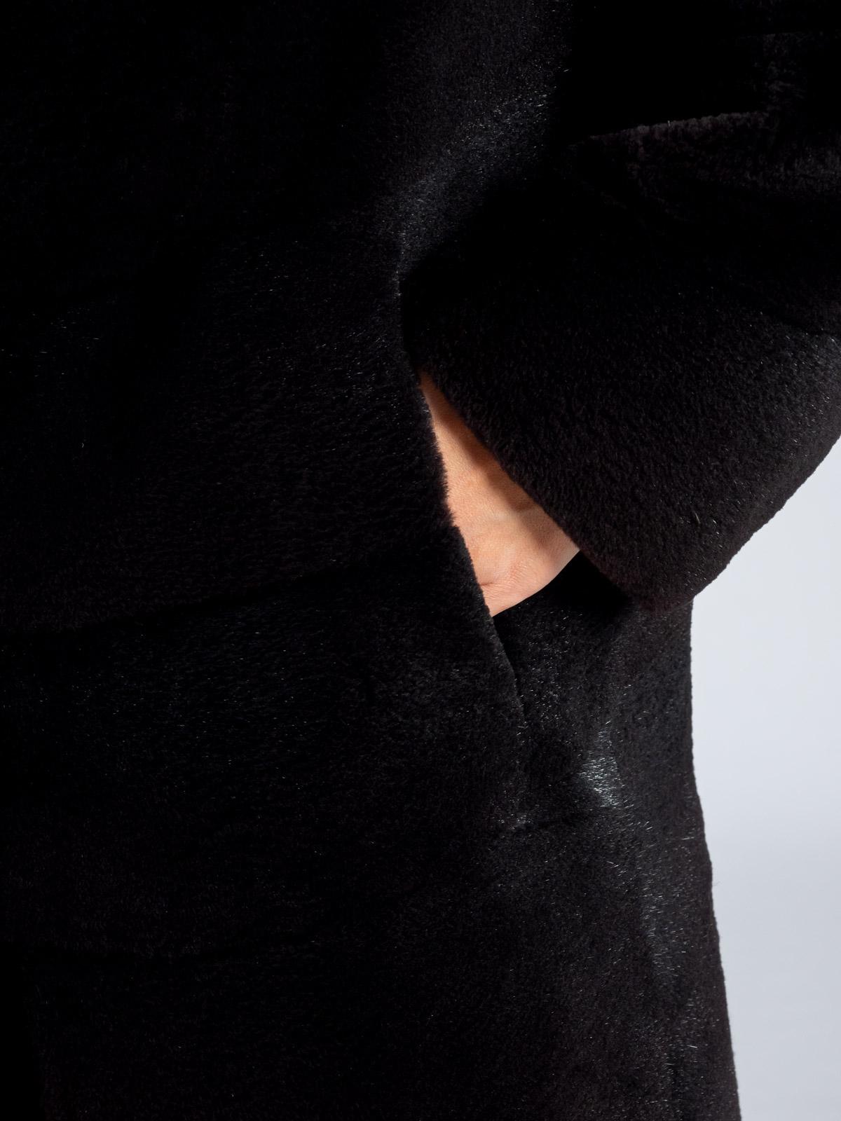 Шуба из меха нутрии женская Золотой Олимп Селин