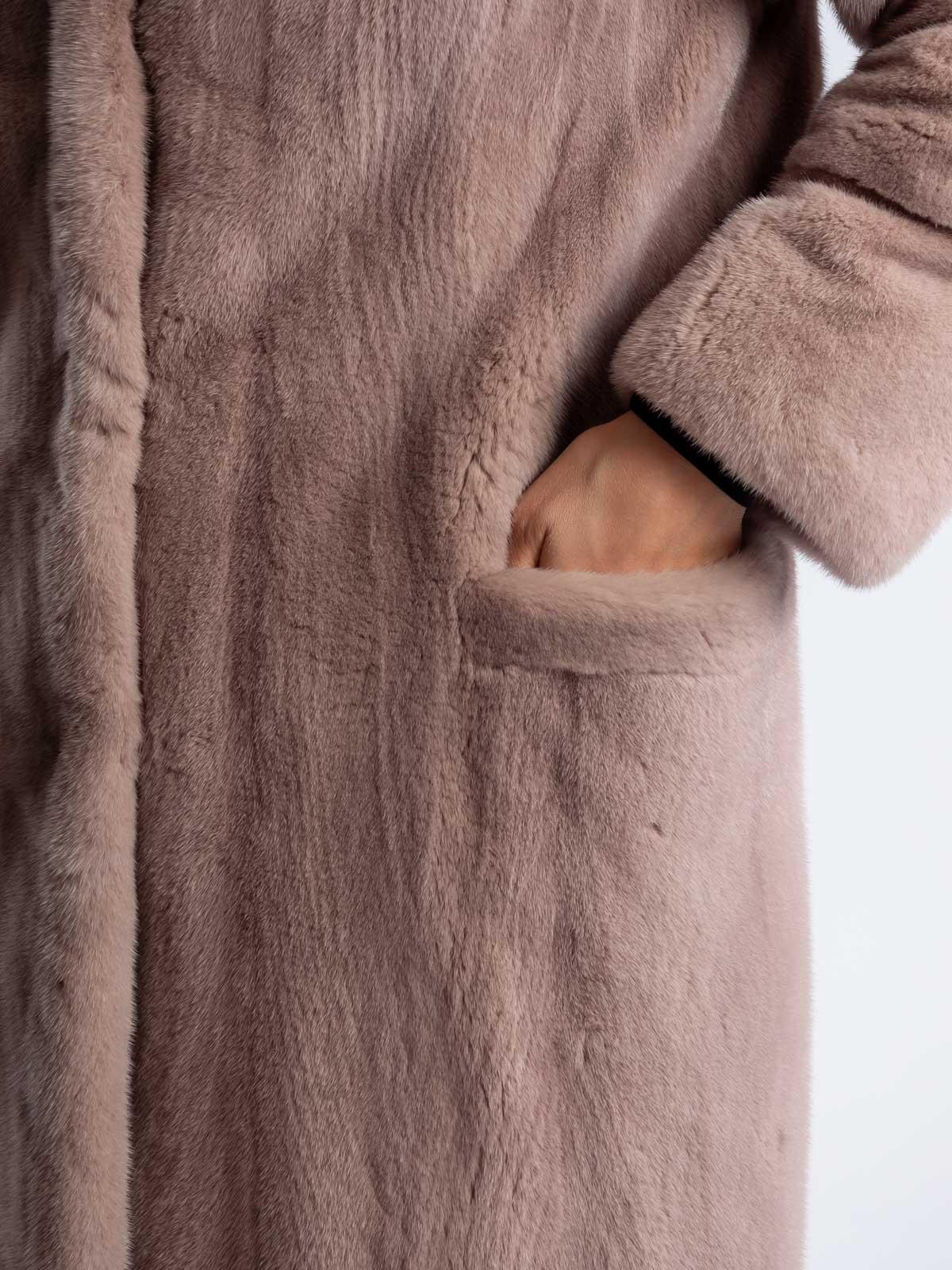 Шуба из меха норки женская DAI-ICHI- MADAM D-16-5039-1