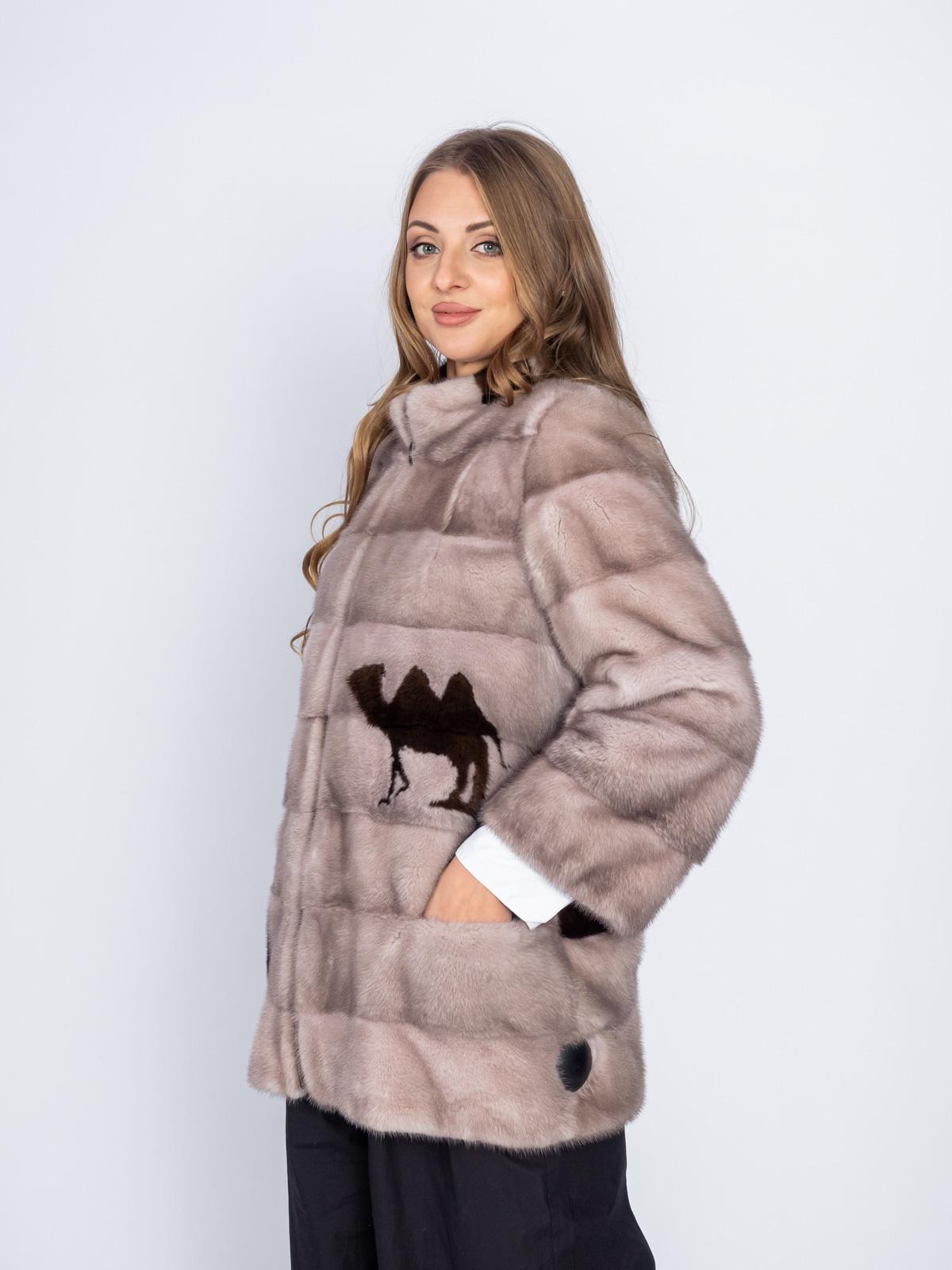 Шуба норковая Меха России Поперечка 