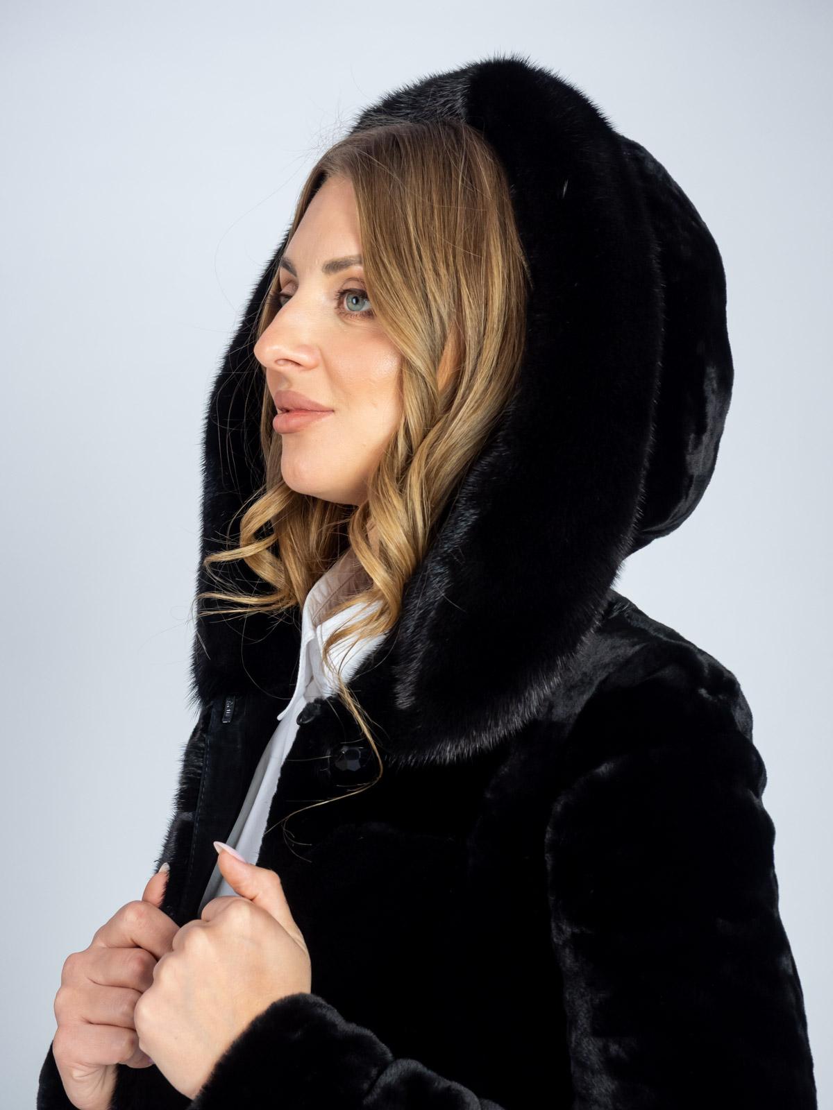 Шуба из меха овчины ADAMFIRST Джина