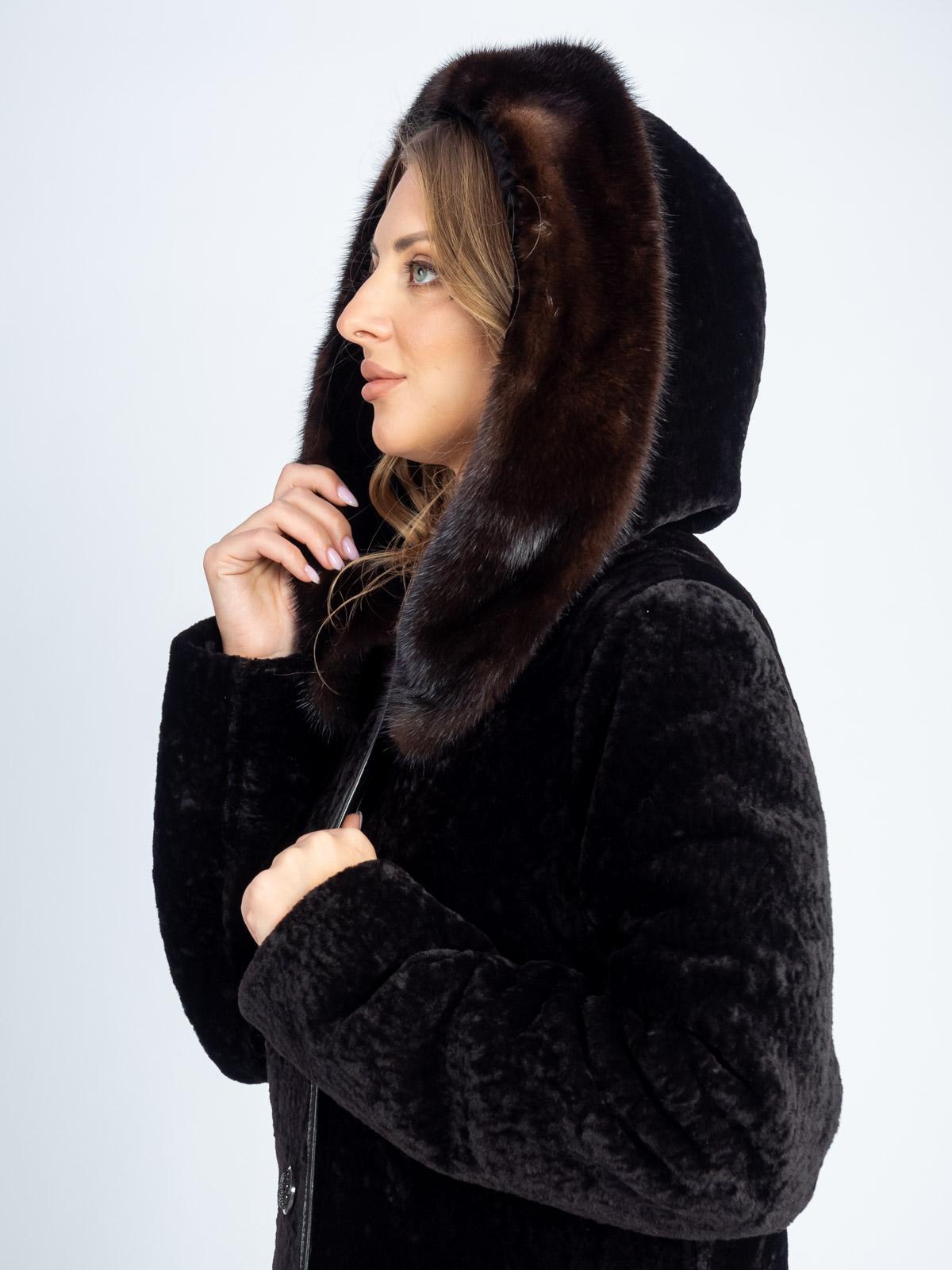 Шуба из меха овчины Меха Пятигорска Лидия-5