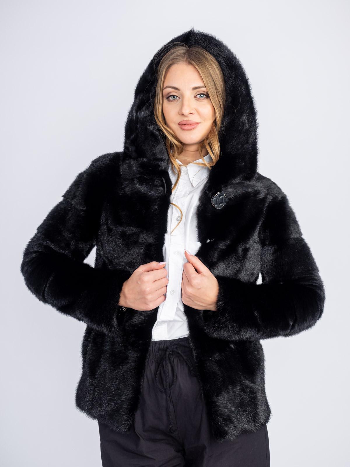 Шуба норковая Классика Поперечка
