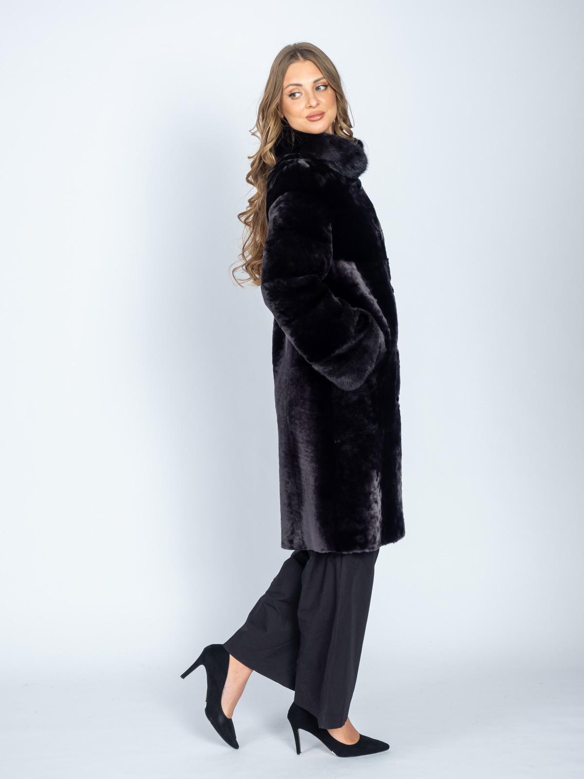 Шуба женская из меха овчины DF DANIEL FURS Р-33