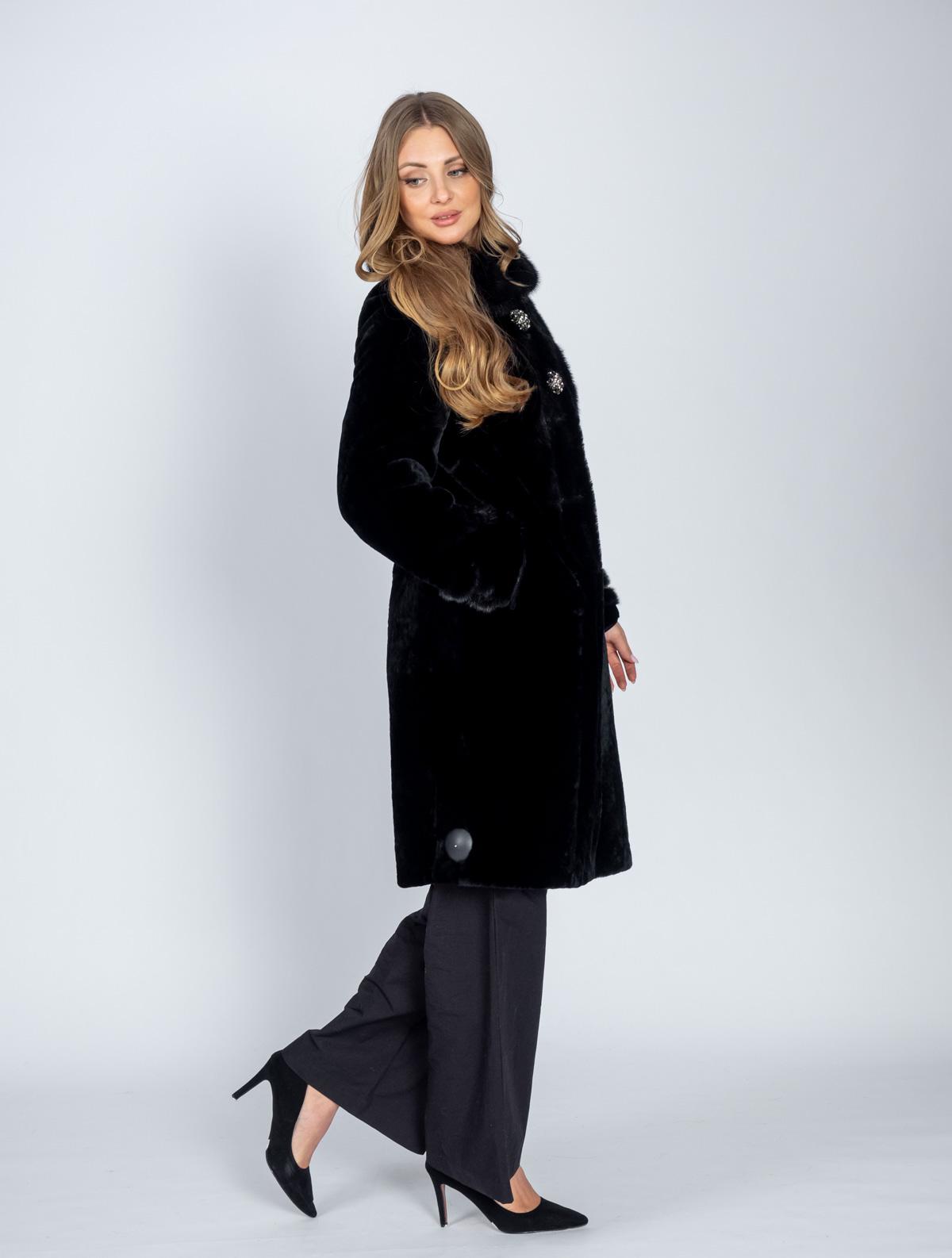 Шуба женская из меха овчины  ADAM FURS Марта-2