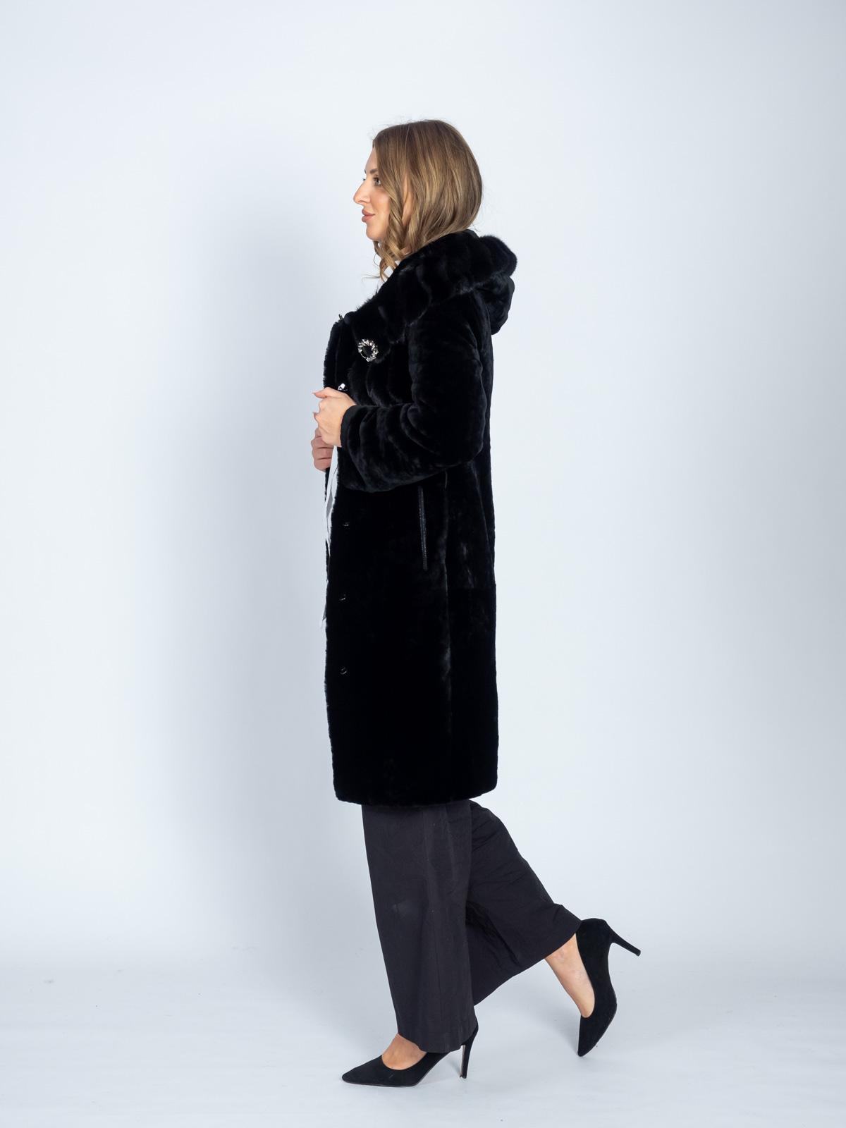 Шуба женская из меха овчины МиРель 724-М