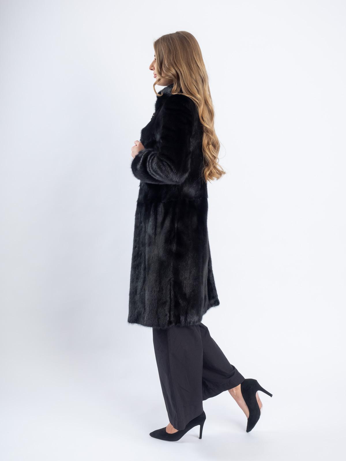 Шуба норковая женская Френч пластины