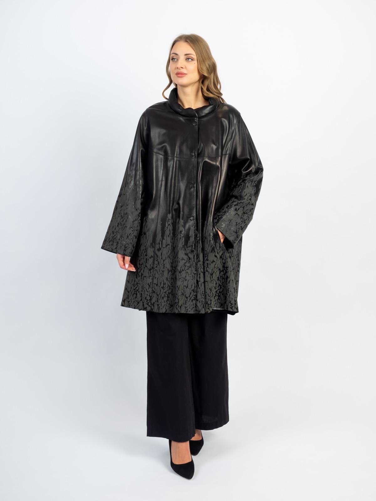 Плащ женский из натуральной кожи LINDI WEST 2354