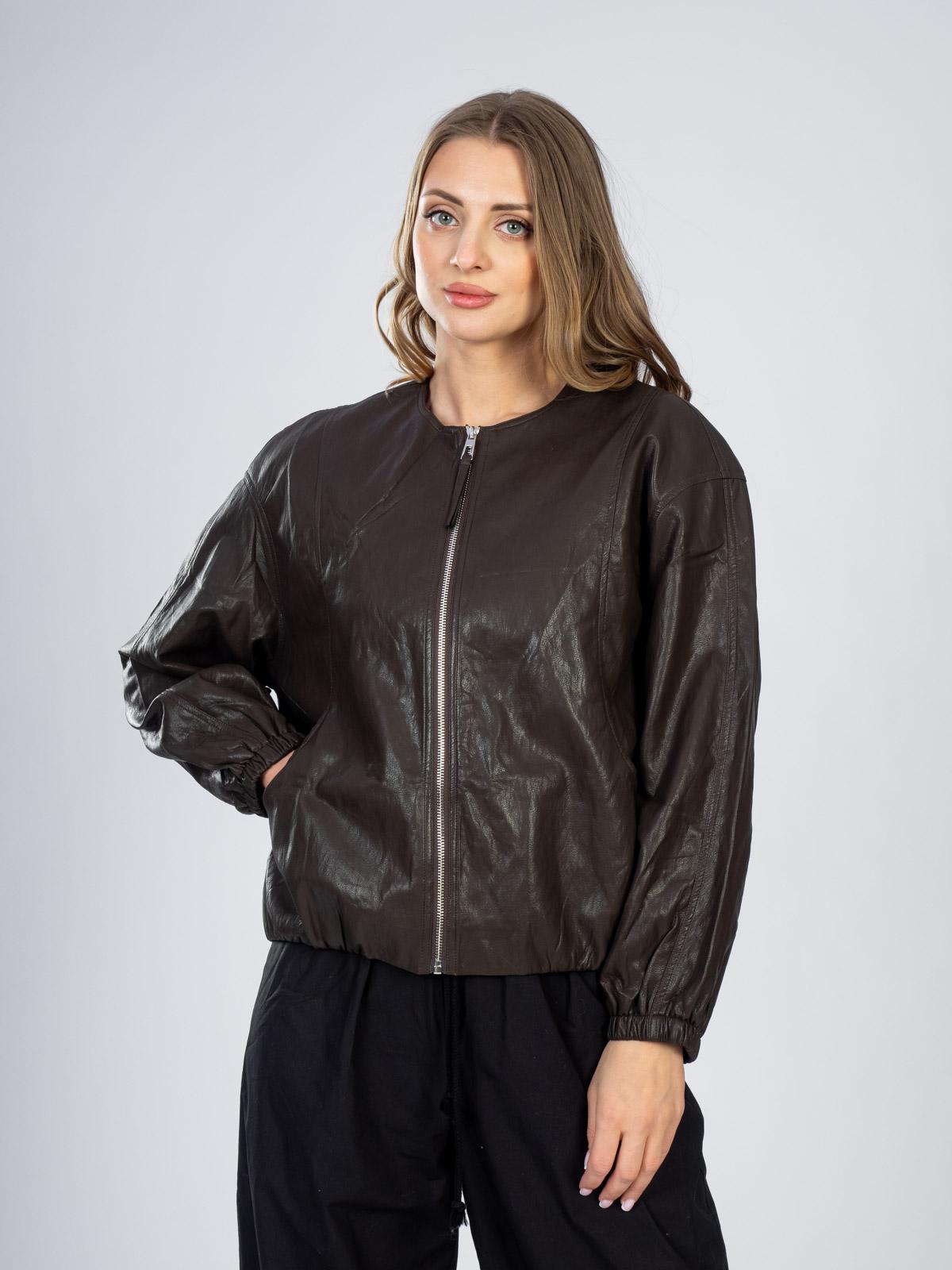 Куртка из эко-кожи женская 8089