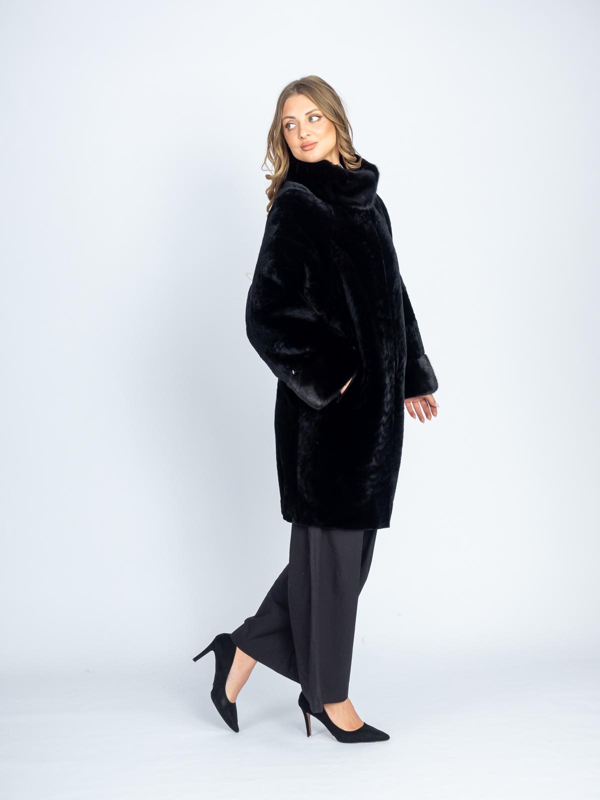 Шуба из меха овчины ADAM FURS Лайма