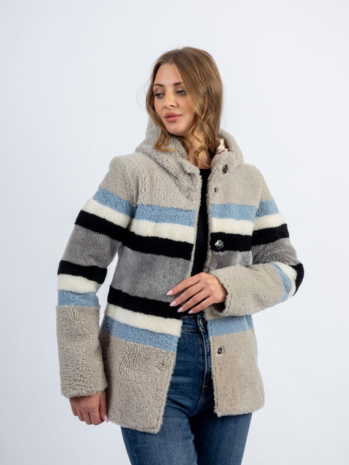 Шуба женская из меха овчины Carnelli BK.018.020