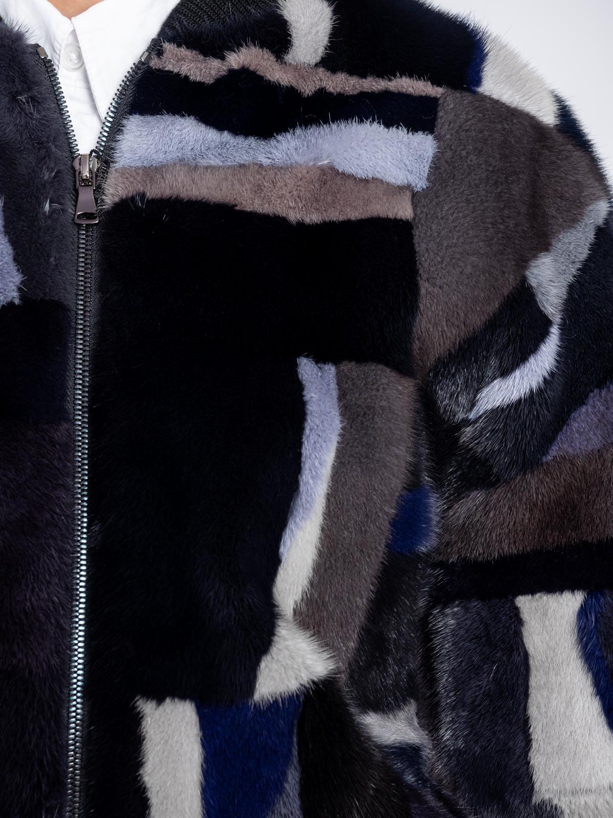 Норковый Бомбер Adelina Fur Collection