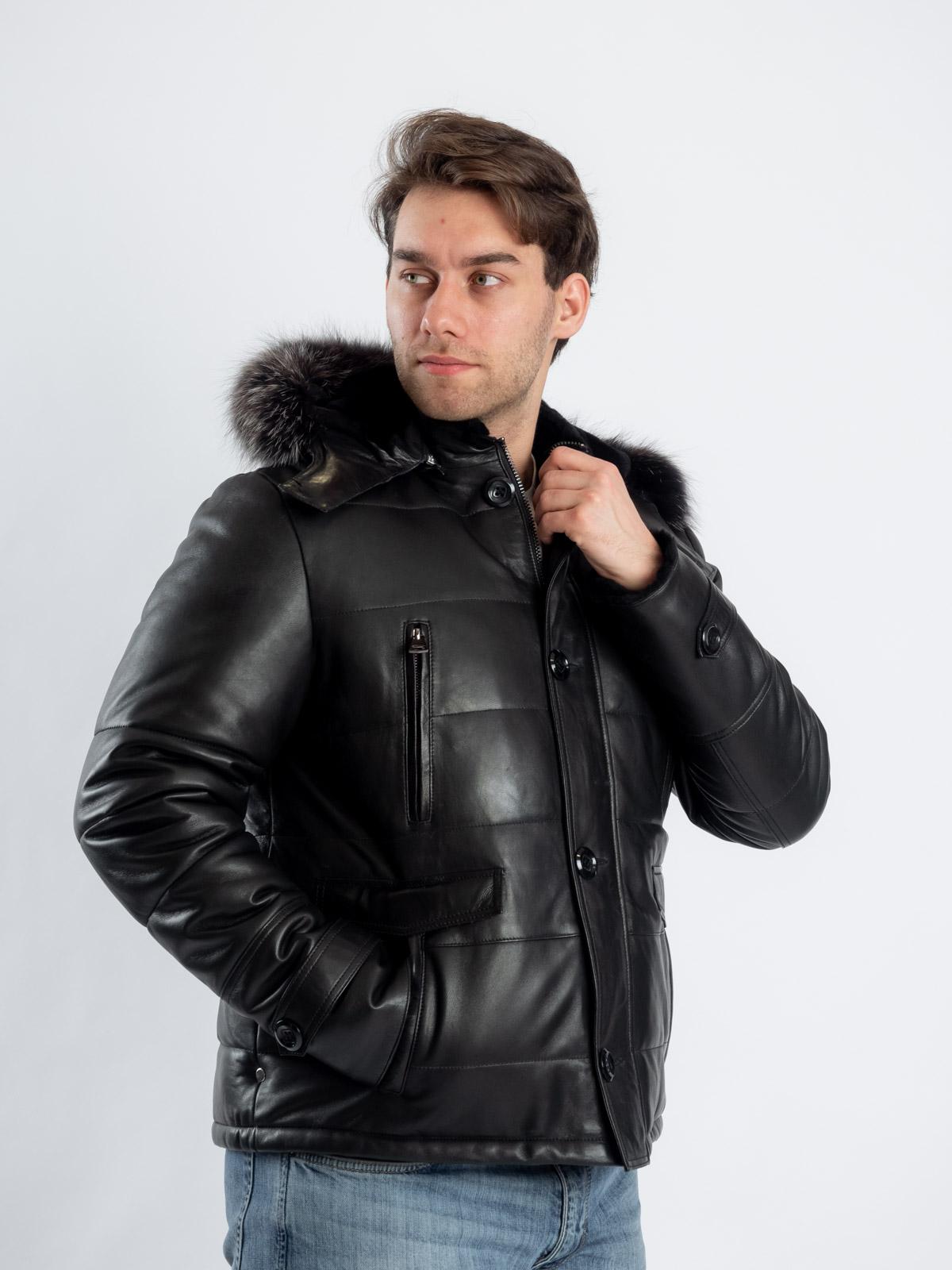 Куртка кожаная с подкладом из овчины Virado 4964