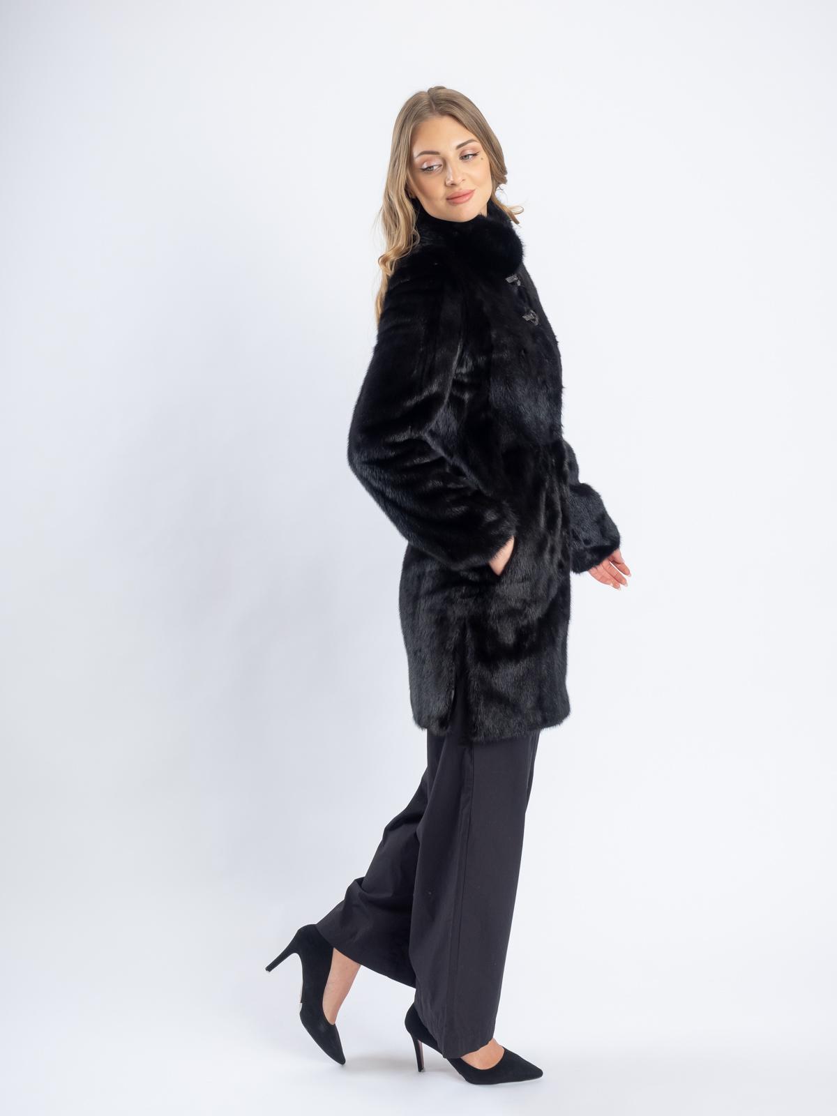 Шуба женская норковая Меха России Френч №3