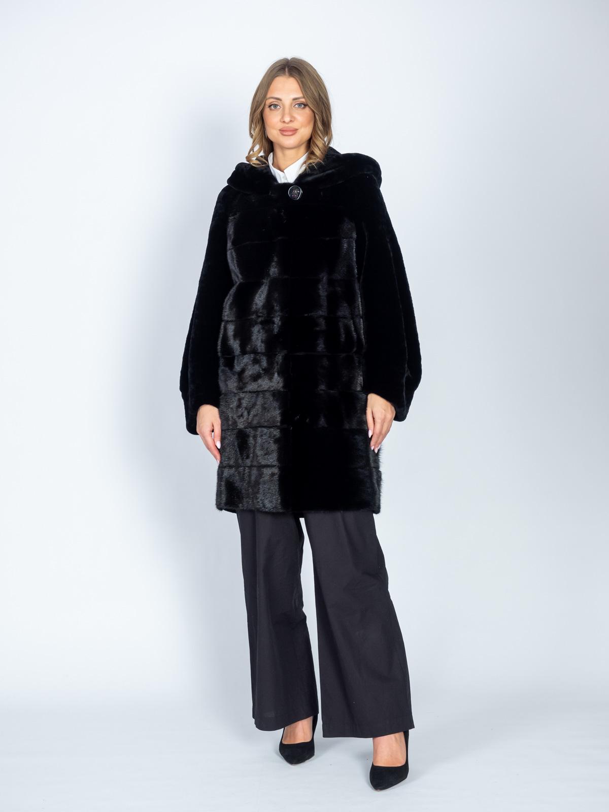 Шуба женская из меха овчины ADAM FURS Мариэтта