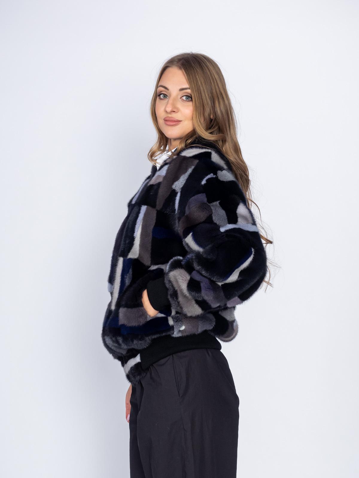 Норковый Бомбер Adelina Fur Collection