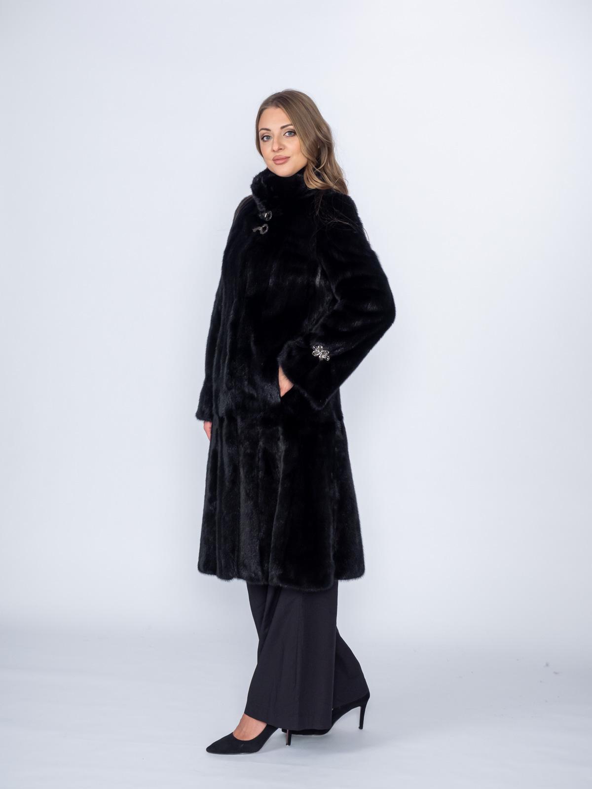 Шуба из меха норки Классика Гаде