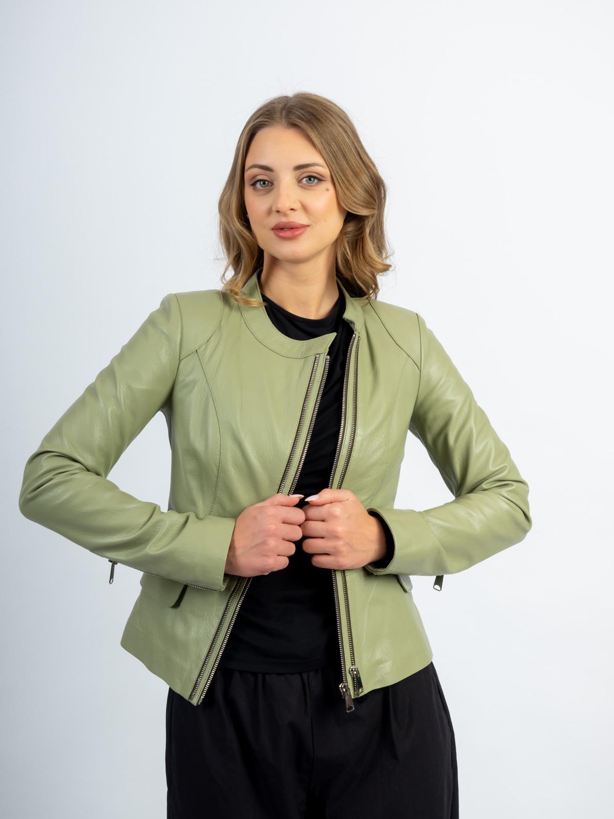 Куртка женская из натуральной кожи OKSA Z905