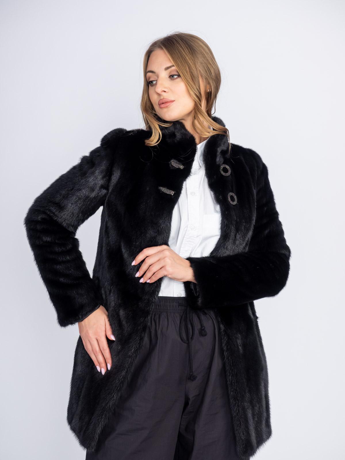 Шуба норковая женская Классика Френч роспуск