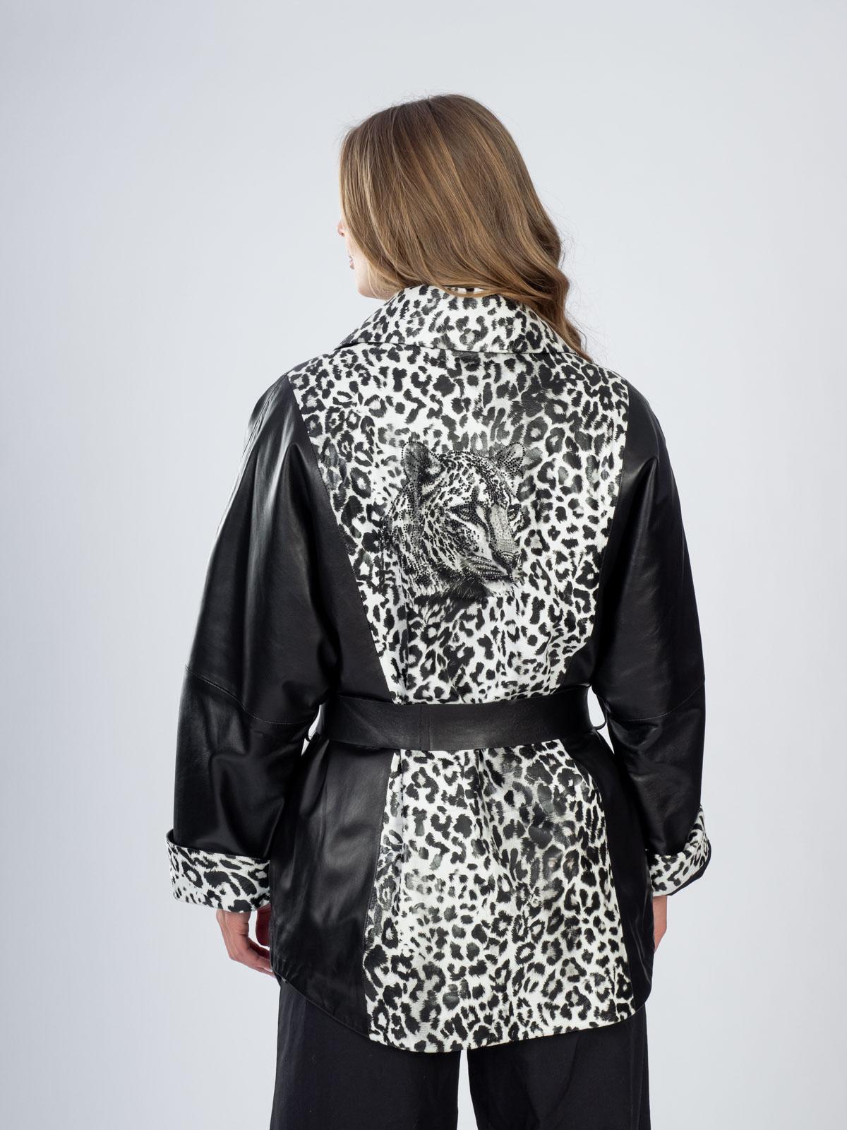 Пальто женское из  натуральной кожи Boni Pelle 24 Z 030