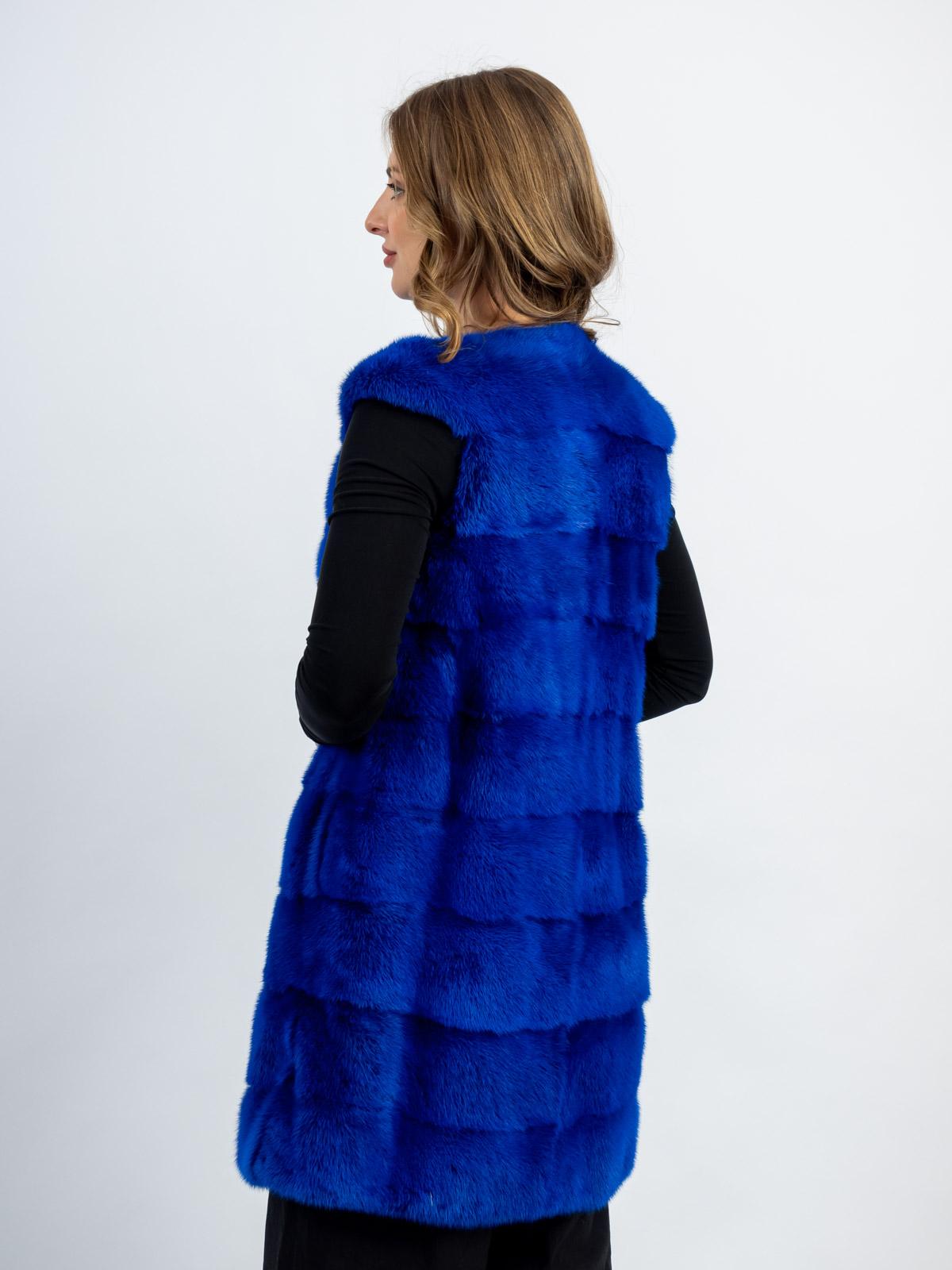 Жилет женский из меха норки 