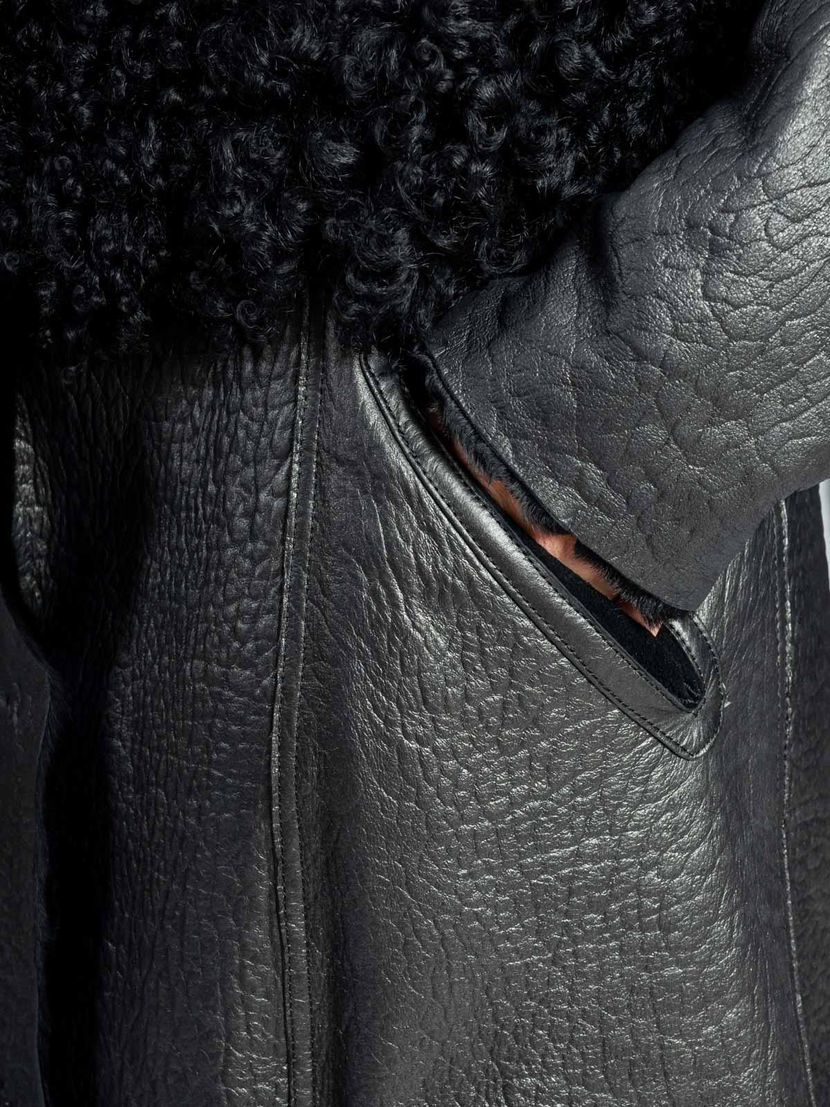 Дубленка из меха овчины Diva's 17-1603