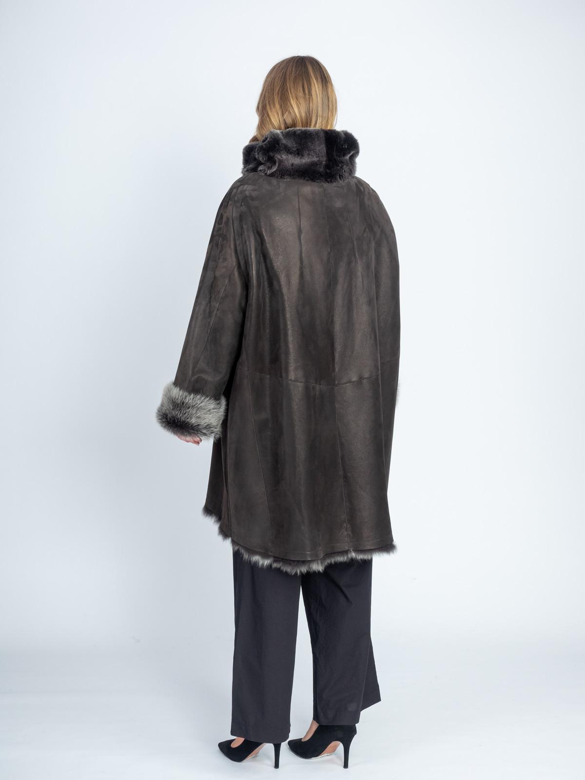 Дубленка женская из овчины OKSA Z-6580