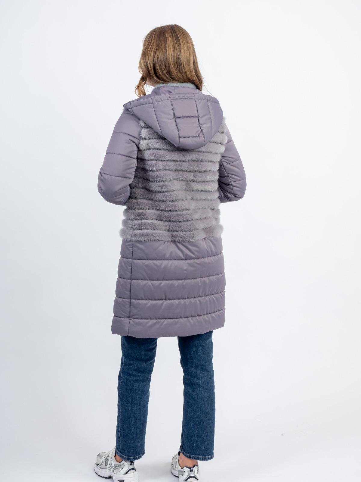 Пальто из меха норки 006 