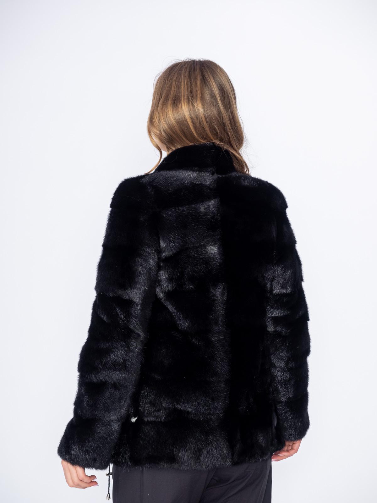 Шуба норковая Классика Поперечка