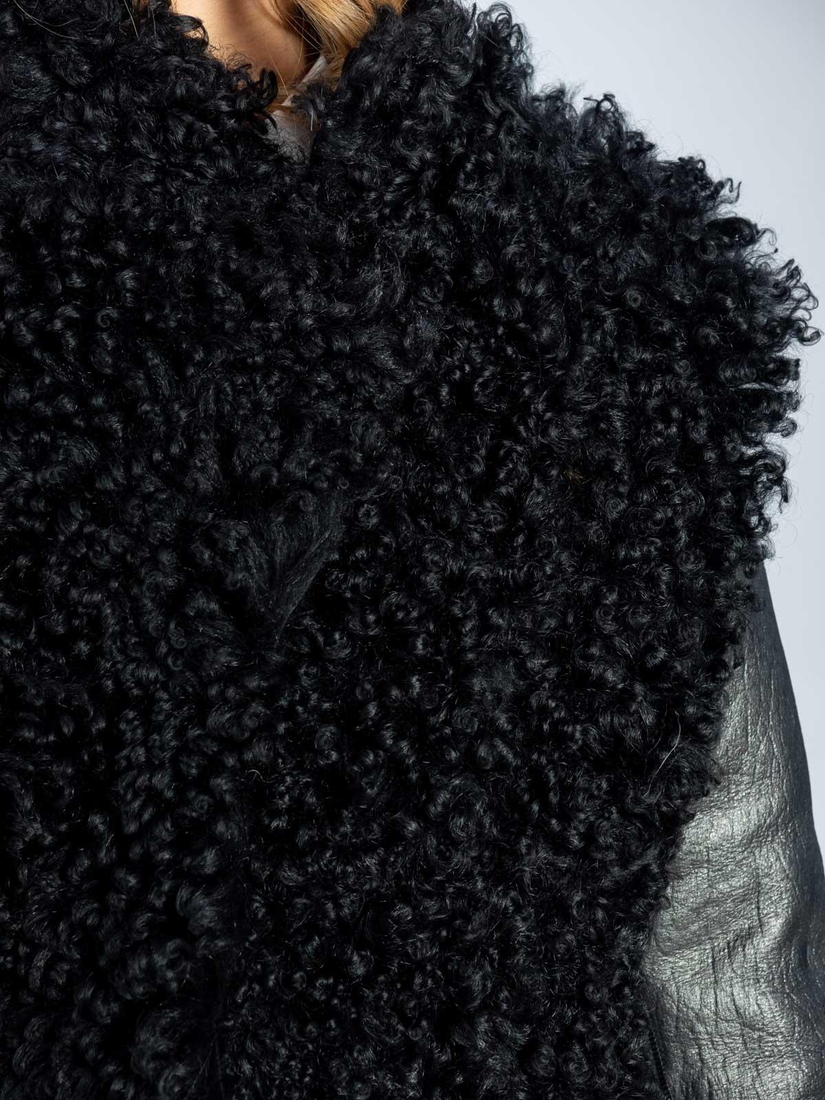 Дубленка из меха овчины Diva's 17-1603