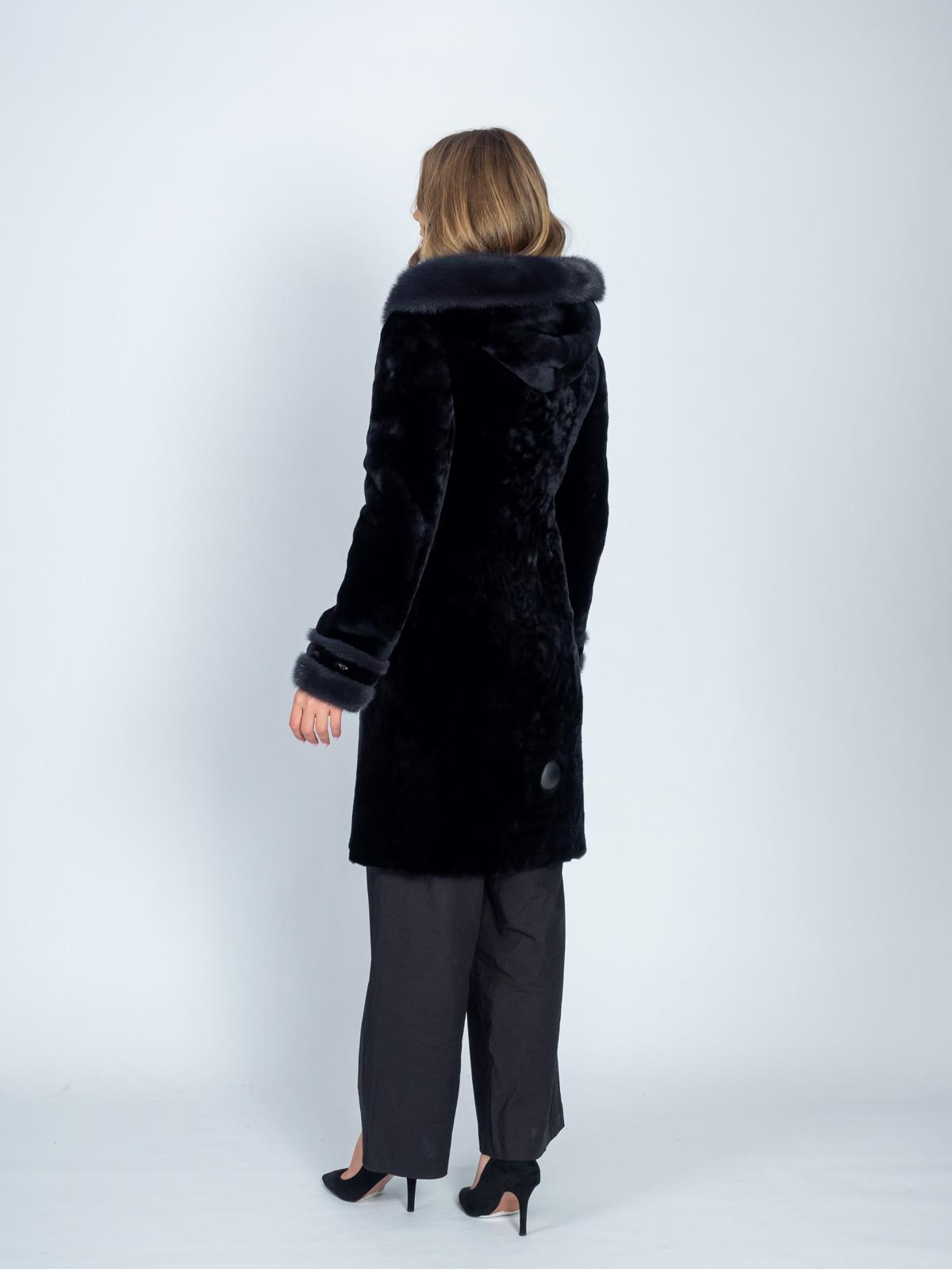 Шуба из меха овчины женская Багира М-257