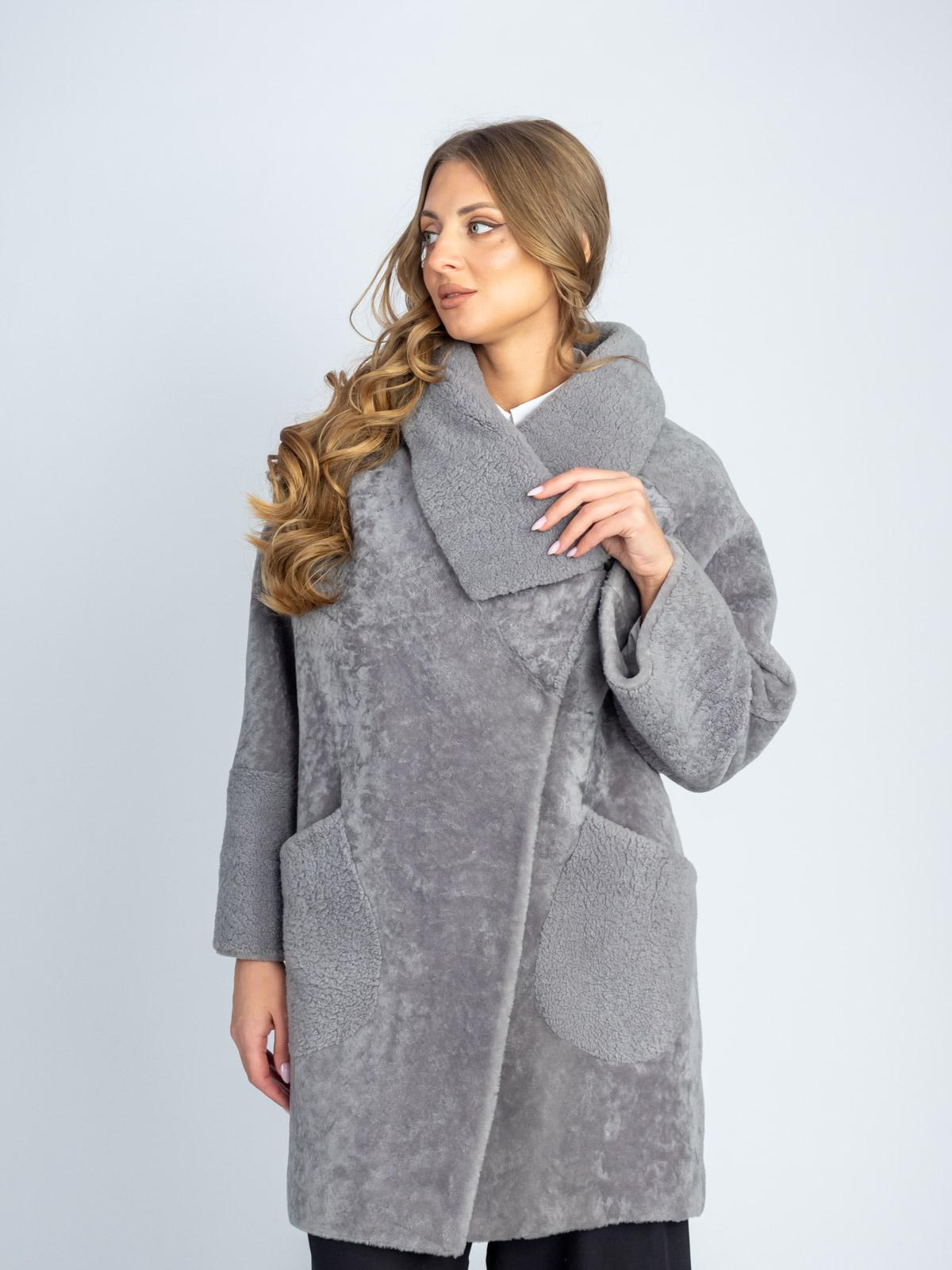 Шуба из меха овчины Юник КБ-1702/1